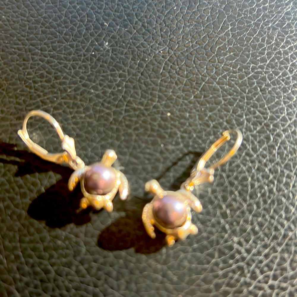 Silver and Pearl Earrings